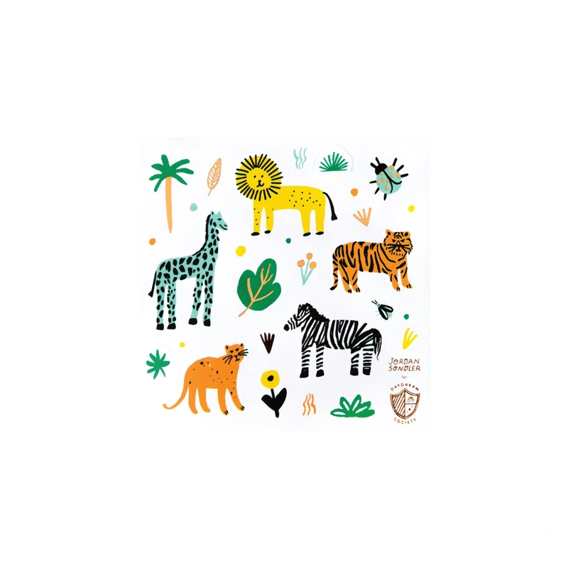 Into The Wild Sticker Sheets 4ct